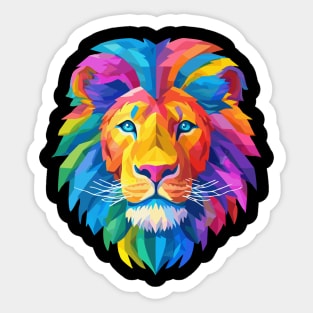 lion fulcolor Sticker